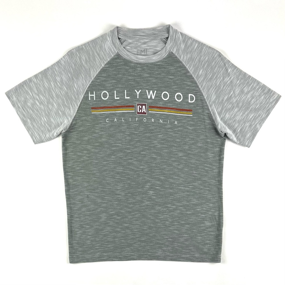 EMI Sportswear Hollywood California Grey Graphic Tee